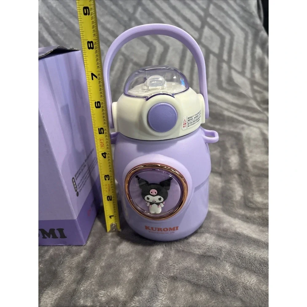 Sanrio Kuromi Thermos Bottle 700ml Stainless Steel Kids Water‎ Bottle Purple